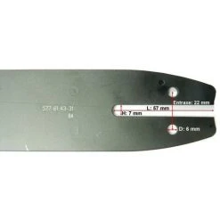 Sortie ⌛ MCCULLOCH Guide Chaine Tronçonneuse Mc Culloch 40cm 3/8LP 050 55 Dents 💯 -MCCULLOCH Soldes 11011065 3