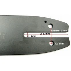 Meilleure affaire ❤️ MCCULLOCH Guide Chaine Tronconneuse Mc Culloch 45cm 3/8LP 050 60 Dents 🧨 -MCCULLOCH Soldes 11014551 3