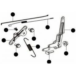 Meilleur prix 🤩 MCCULLOCH Kit Ressort Régulateur Moteur Tondeuse Mc Culloch 🔥