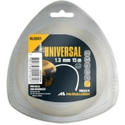 Offres ⭐ MCCULLOCH Fil De Coupe-herbe En Nylon 1.3mm X 15m NLO001 ❤️